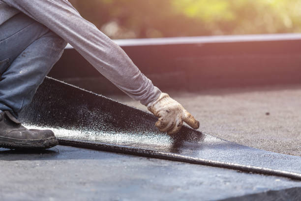 Professional Emergency Waterproofing technician working in Ossian, IN